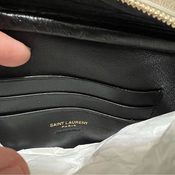 NWT Saint Laurent Mini Lou(Crema Soft). - Picture 4 of 9